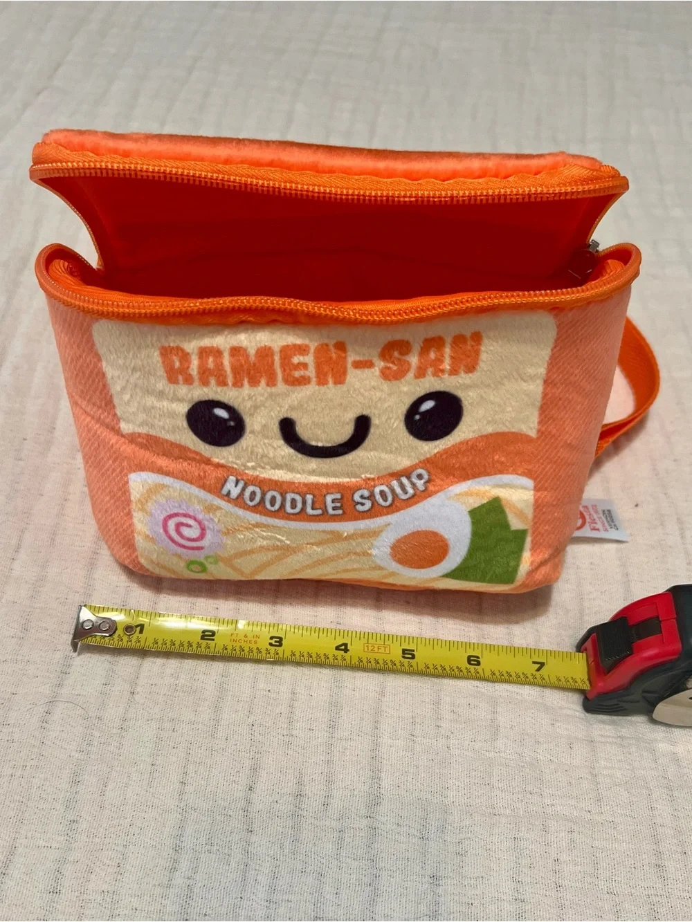 Ramen-San Orange  Crossbody/ Fanny pack Bag.